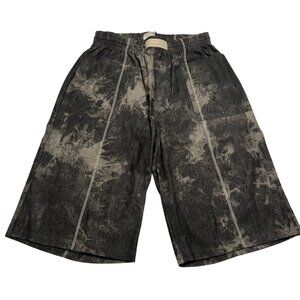 GAMEFACE Oversized Shorts in Denim Acid